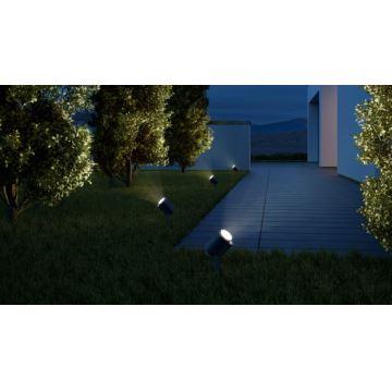 STEINEL 058685 - Lampa zewnętrzna LED z czujnikiem SPOT GARDEN 1xGU10/7W/230V IP44