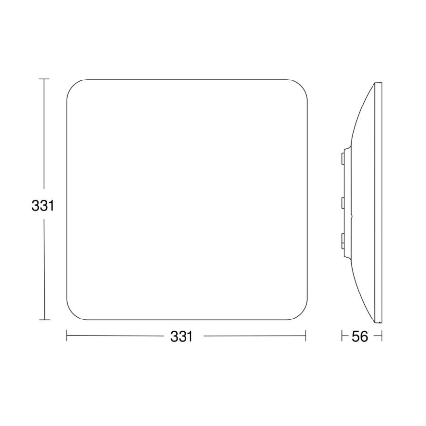 Steinel 067519 - LED Plafon ściemnialny z czujnikiem RS PRO S30 Q SC 26W/230V 4000K