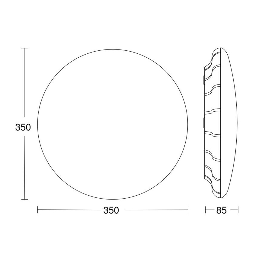 Steinel 068059 - LED Plafon z czujnikiem RS PRO S30 SC 25,8W/230V 3000K