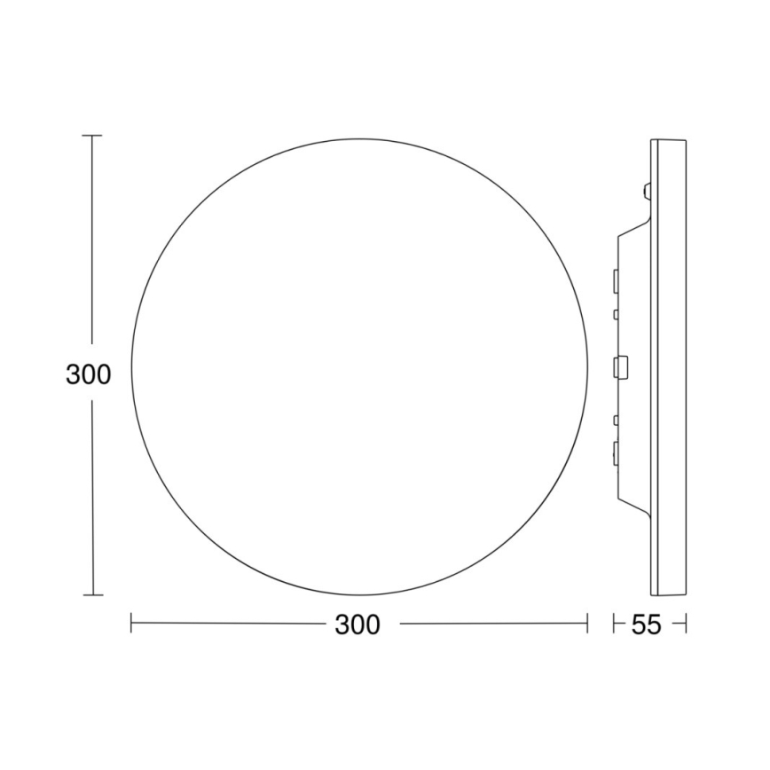 Steinel 067717 - LED Ściemnialny plafon z czujnikiem RS PRO R10 PLUS SC 8,5W/230V IP40 3000K