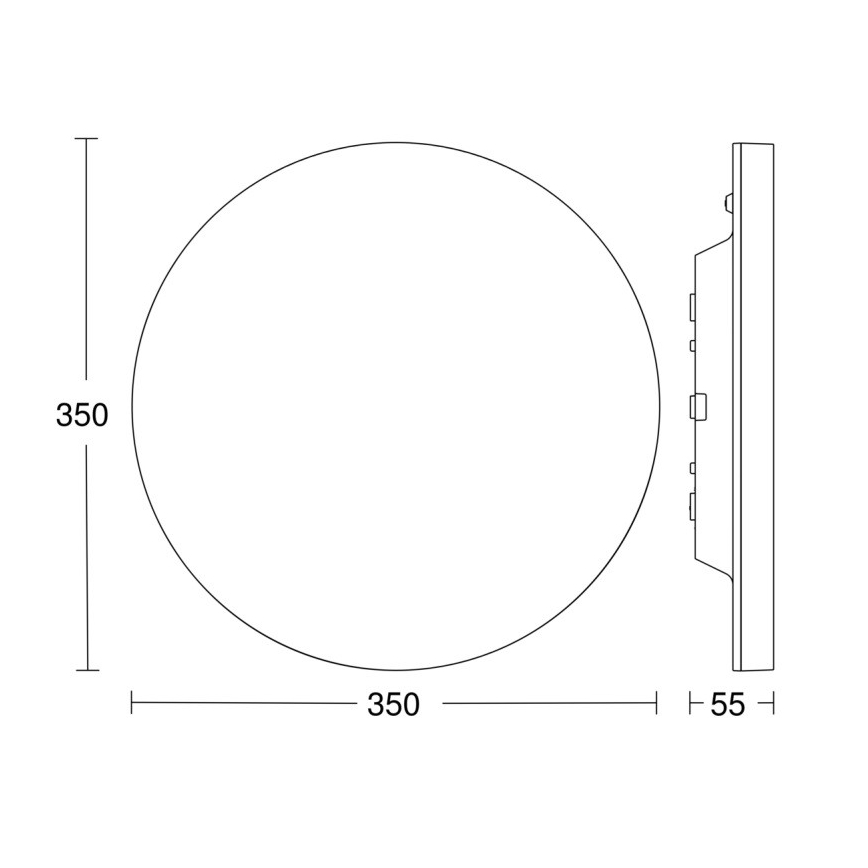 Steinel 067755 - LED Ściemnialny plafon z czujnikiem RS PRO R20 PLUS 15,86W/230V IP40 3000K