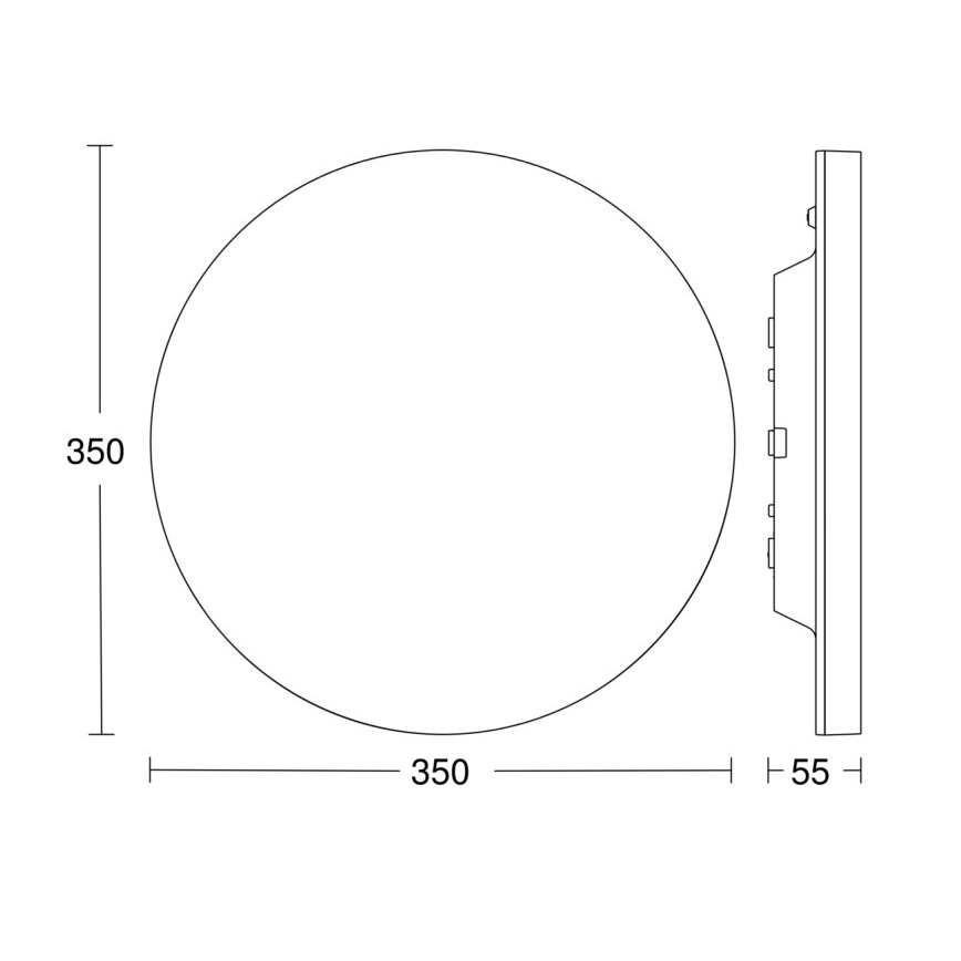 Steinel 067724 - LED Ściemnialny plafon z czujnikiem RS PRO R20 PLUS 15,86W/230V IP40 4000K