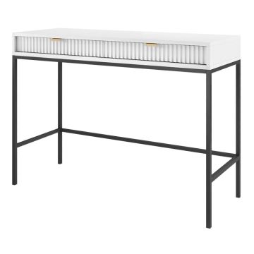 Stół składany NOVA 77x104 cm biały/czarny