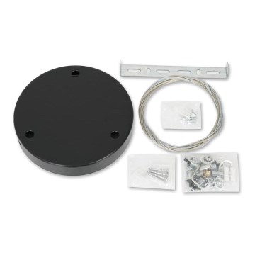 System zawieszenia do opraw oświetleniowych MAQ 32W/40W 1m czarny