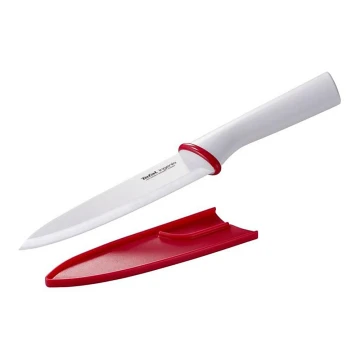 Tefal - Ceramiczny nóż chef INGENIO 16 cm biały/czerwony