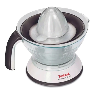 Tefal - Elektryczna wyciskarka do cytrusów VITAPRESS 0,6 l 25W/230V biała/czarna