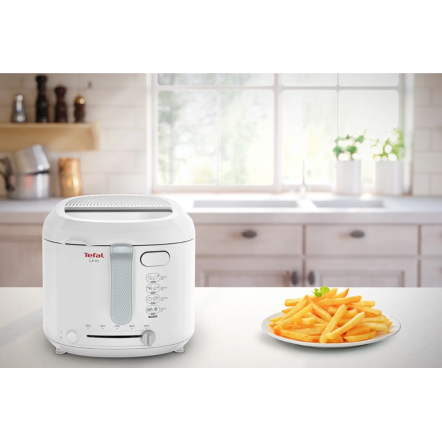 Tefal - Frytkownica 1,8 l FRY UNO 1475W/230V biała