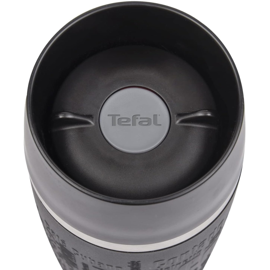 Tefal - Kubek podróżny 360 ml TRAVEL MUG stal nierdzewna/czarny