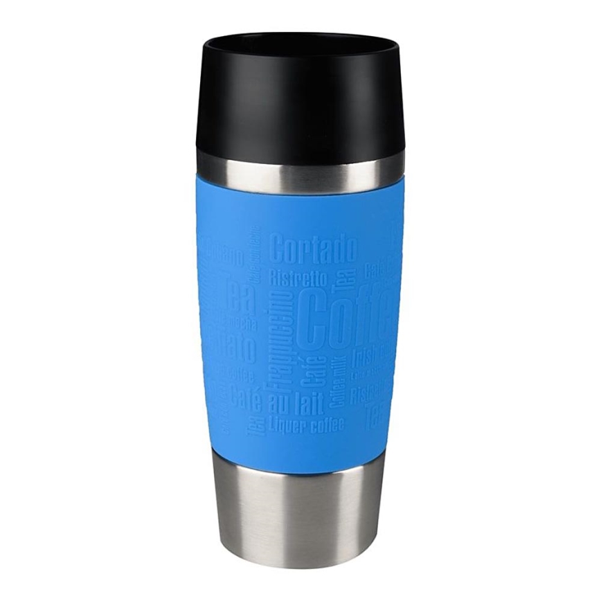 Tefal - Kubek podróżny 360 ml TRAVEL MUG stal nierdzewna/jasnoniebieski