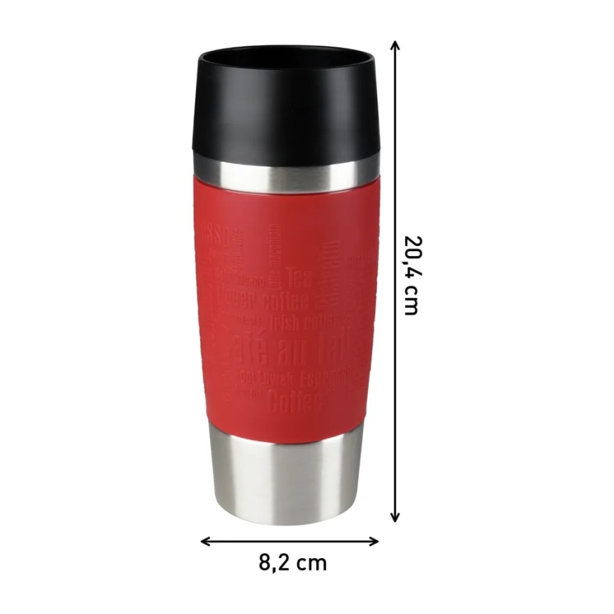 Tefal - Kubek podróżny 360 ml TRAVEL MUG stal nierdzewna/jasnoniebieski