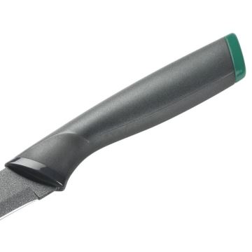 Tefal - Nóż do rzeźbienia ze stali nierdzewnej FRESH KITCHEN 9 cm szary/zielony