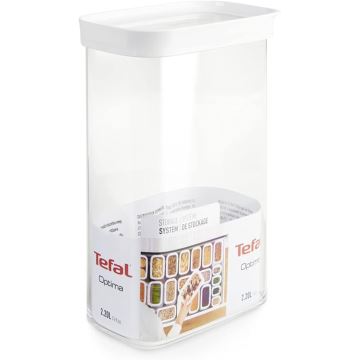 Tefal - Pojemnik na jedzenie 2,2 l OPTIMA biały/przezroczysty