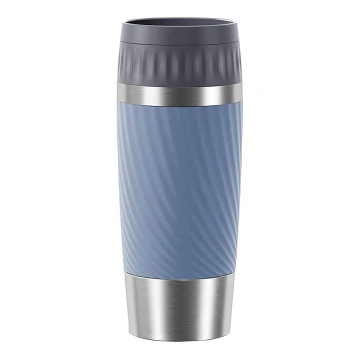 Tefal - Termokubek 360 ml EASY TWIST MUG stal nierdzewna/niebieski