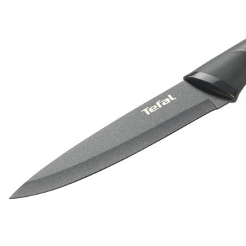 Tefal - Uniwersalny nóż ze stali nierdzewnej FRESH KITCHEN 12 cm szary/zielony