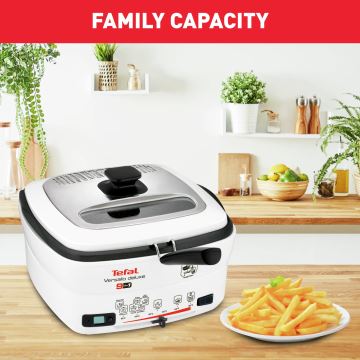 Tefal - Wielofunkcyjna frytura 9v1 VERSALIO DE LUXE 1600W/230V 2 l biały