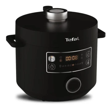 Tefal - Wielofunkcyjny garnek elektryczny TURBO CUISINE 4,8 l 1090W/230V czarny