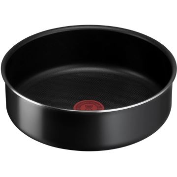 Tefal - Zestaw naczyń kuchennych 10 szt INGENIO EASY COOK & CLEAN BLACK