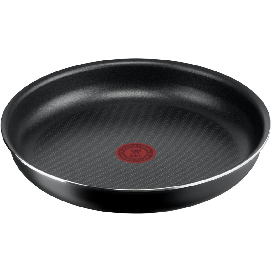 Tefal - Zestaw naczyń kuchennych 10 szt INGENIO EASY COOK & CLEAN BLACK