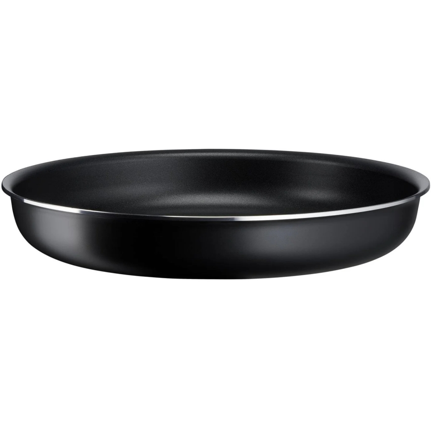 Tefal - Zestaw naczyń kuchennych 10 szt INGENIO EASY COOK & CLEAN BLACK