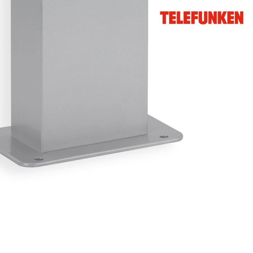 Telefunken 311804TF - LED Lampa zewnętrzna LED/15W/230V 57 cm IP44 srebrna