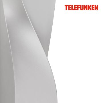 Telefunken 312704TF - LED Kinkiet zewnętrzny 2xLED/5,5W/230V IP44 srebrny