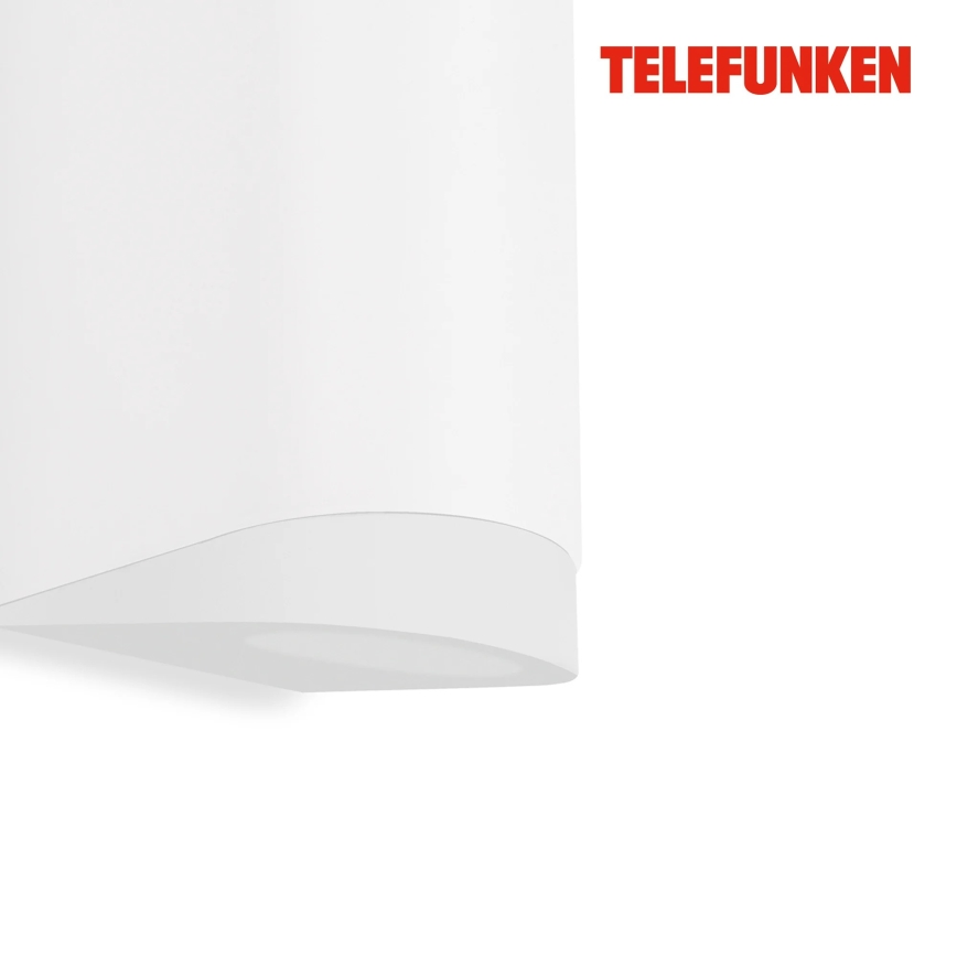 Telefunken 314906TF - LED Kinkiet zewnętrzny 2xGU10/5W/230V IP44 biały