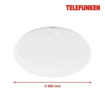 Telefunken 601306TF - LED Plafon łazienkowy z czujnikiem LED/20W/230V IP44 śr. 40 cm