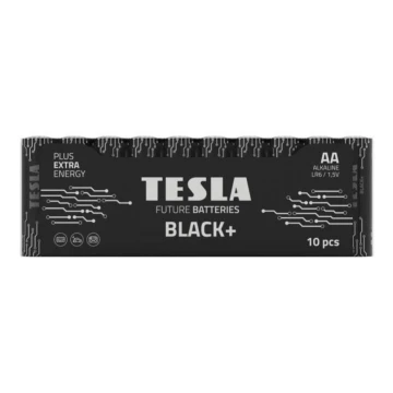 Tesla Batteries - 10 szt. Bateria alkaliczna AA BLACK+ 1,5V 2800 mAh