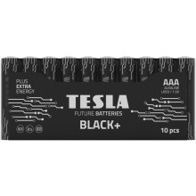 Tesla Batteries - 10 szt Bateria alkaliczna AAA BLACK+ 1,5V 1200 mAh