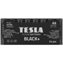 Tesla Batteries - 24 szt. Bateria alkaliczna AA BLACK+ 1,5V 2800 mAh
