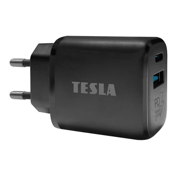 TESLA Electronics - Adapter do szybkiego ładowania Power Delivery 25W czarny