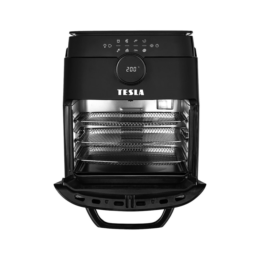 TESLA Electronics AirCook & Grill - Inteligentna cyfrowa frytkownica na gorące powietrze 12 l 1800W/230V Wi-Fi