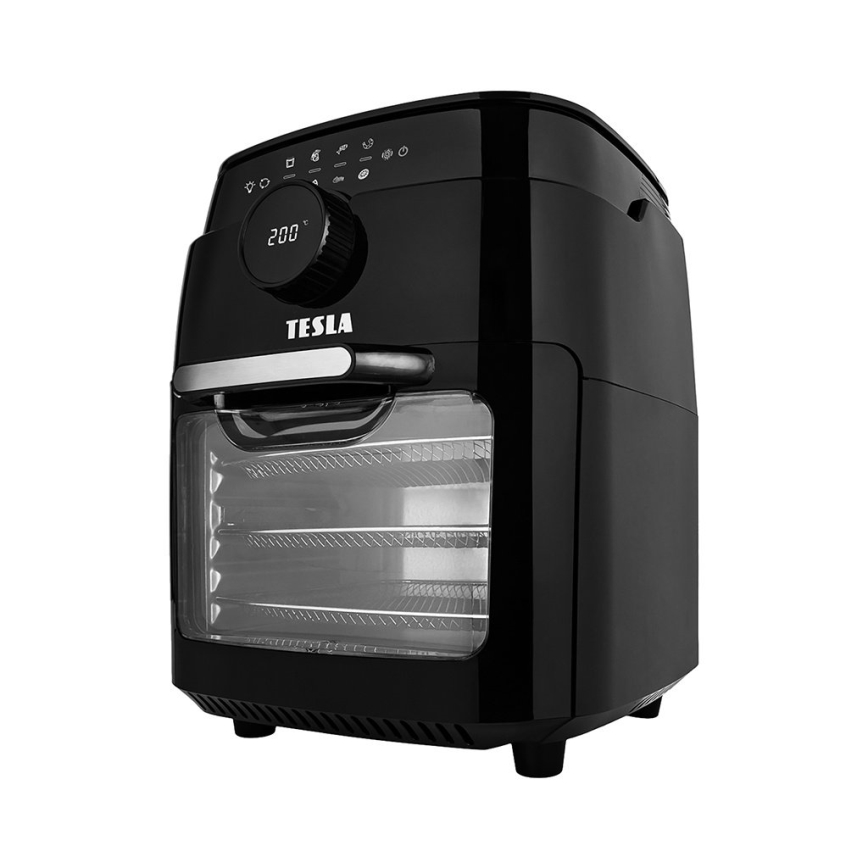 TESLA Electronics AirCook & Grill - Inteligentna cyfrowa frytkownica na gorące powietrze 12 l 1800W/230V Wi-Fi