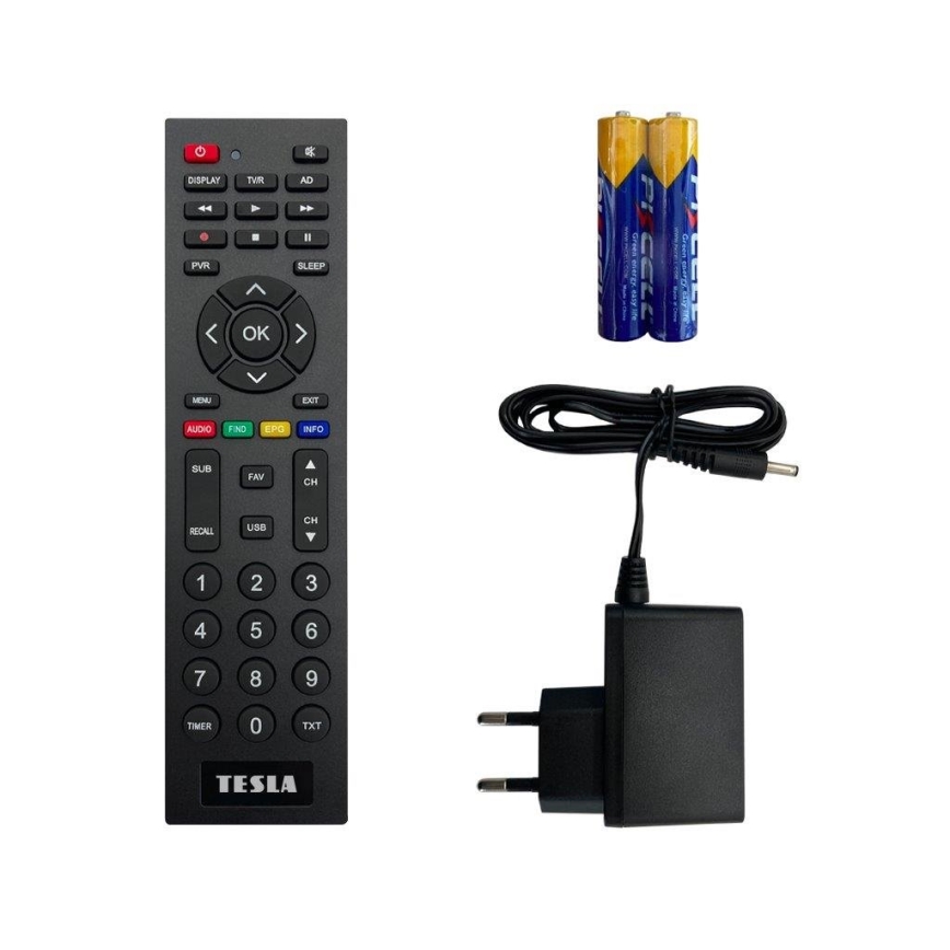 TESLA Electronics - DVB-T2 H.265 (HEVC) odbiornik, HDMI-CEC + pilot zdalnego sterowania