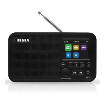 TESLA Electronics - Radio DAB+ FM 5W/1800 mAh czarne