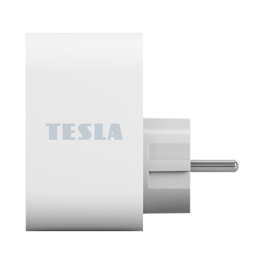 TESLA Smart - Inteligentne gniazdo 3680W/230V/16A Type F/E 2xUSB-A + 1xUSB-C Wi-Fi