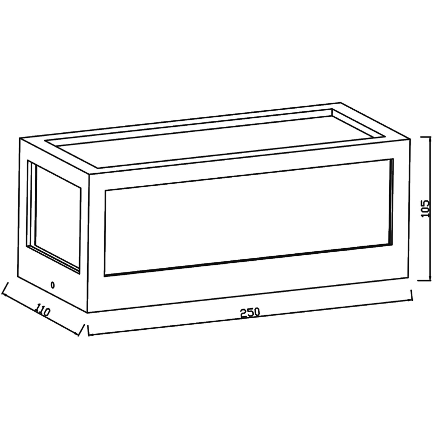 Top Light - LED Kinkiet zewnętrzny BURGOS LED/20W/230V IP44 4000K