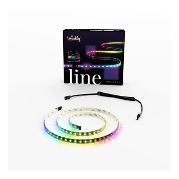 Twinkly - LED RGB Ściemnialna taśma przedłużająca LINE 100xLED 1,5 m Wi-Fi