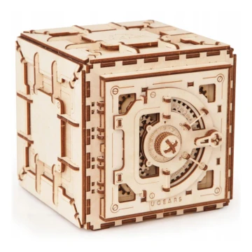 Ugears - 3D drewniane puzzle mechaniczne Sejf