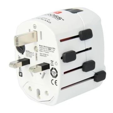 Uniwersalny adapter podróżny 6,3A