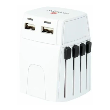 Uniwersalny podróżny adapter USB 230V