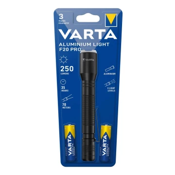 Varta 16607101421 - LED Latarka ALUMINIUM LIGHT LED/2xAA