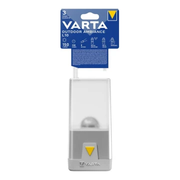 Varta 16666101111 -LED Ściemnialne oświetlenie campingowe OUTDOOR AMBIANCE LED/3xAA