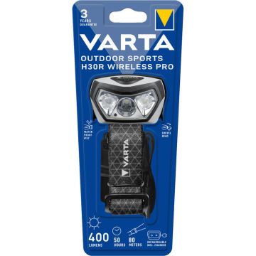 Varta 18650101401 - LED Ściemnialna czołówka akumulatorowa OUTDOOR SPORTS LED/5V 1800mAh IPX7