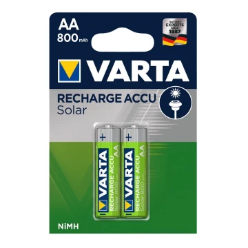 Varta 56736 - 2 szt. Baterie ładowane SOLAR ACCU AA NiMH/800mAh/1,2V