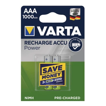 Varta 5703301402 - 2 szt. Akumulatorek RECHARGE  AAA  1,2V