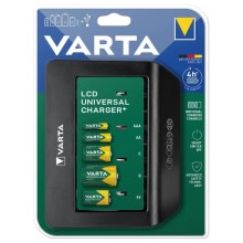 Varta 57688101401 - LCD Uniwersalna ładowarka do baterii 230V