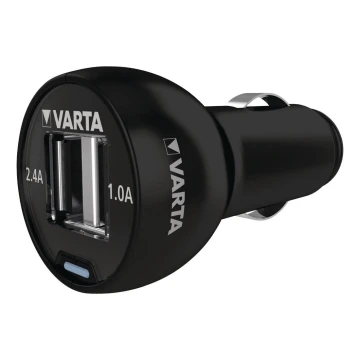 VARTA 57931 - Ładowarka adapter samochodowa USB 12V