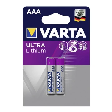 Varta 6103301402 - 2 szt. Bateria litowa ULTRA AAA 1,5V