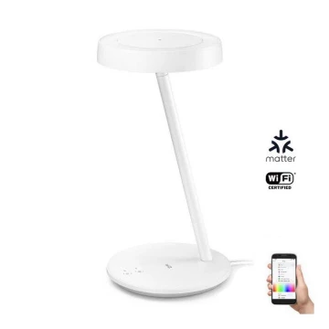 WiZ - LED Ściemnialna lampa stołowa PORTRAIT LED/10W/5V Wi-Fi 2700-6500K CRI 90